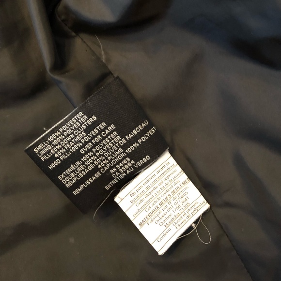 Cole Haan Black Parka Built In Vest - Picture 7 of 8